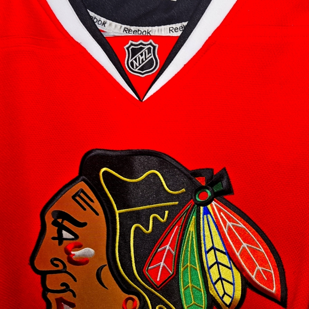 Chicago Blackhawk Jersey, Medium, Reebok- New (worn once)